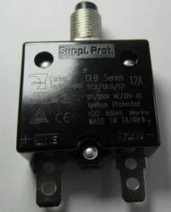 Lot of 2 Carling CLB 20A Circuit Breakers TC2/OLO/C1, 125/250VAC/32VDC - Picture 1 of 2