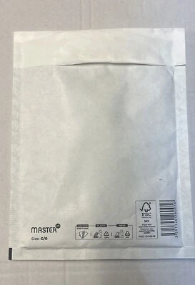 MAIL LITE Master Bubble Padded Envelopes Mailer Bags White C0 (CD Size)