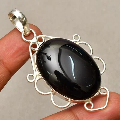 Ciondolo gioiello fatto a mano in argento sterling 925 con pietra preziosa on... - Immagine 1 di 4