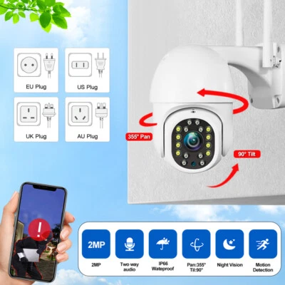 5G 1080P IP Camera Wireless WIFI Outdoor CCTV PTZ Smart Home Security IR Cam NEW - Image 1 of 4