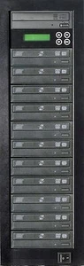 MediaStor #a35 LS 1-11 1 to 11 Target DVD Duplicator LightScribe Disc Publishing - Picture 1 of 1