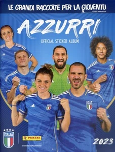 2023 ALBUM FIGURINE AZZURRI - PANINI - 6 FIGURINE ALL'INTERNO - Foto 1 di 3