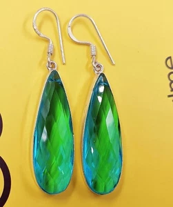 Transparenter blauer Topas Verdienen 75,60 Ct Druck Birnenform loser Edelstein SMP - Bild 1 von 6
