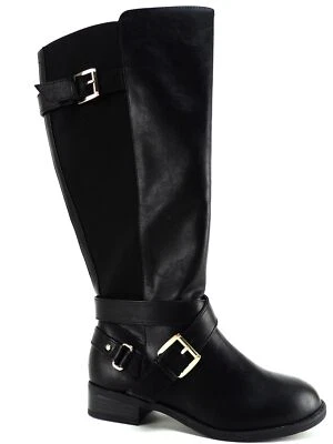 Thalia Sodi Women's Vada Wide Calf Riding Boots Black Size 6 Wide - Image 1 of 4