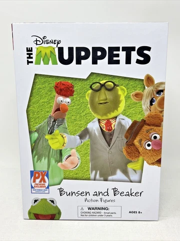 Diamond Select The Muppets Action Figures BUNSEN BEAKER (Lab Accident) LE 3000 Cover