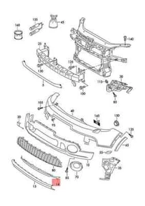 Genuine VW Golf R32 Plus GTI Rabbit Variant Retainer For Spoiler 1K0805915C9B9 - Picture 1 of 4