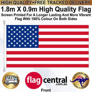 United States of America National Flag 1.8m USA *Cost Effective *Quality - Foto 1 di 4