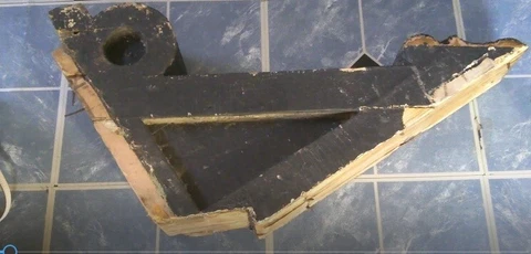 Antique Wooden Corbel Decorative Porch Bracket Late 1800's Upstate New York Cover