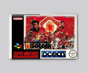 MANCHESTER UNITED SOCCER / SNES - IMÁN NEVERA 2"x3" (retro Super Nintendo - Imagen 1 de 3