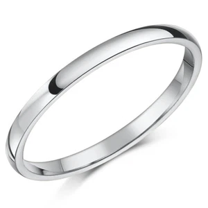 Anillo De Boda De Oro Blanco De 9 Quilates Con Forma De Corte R-Z - Imagen 1 de 10