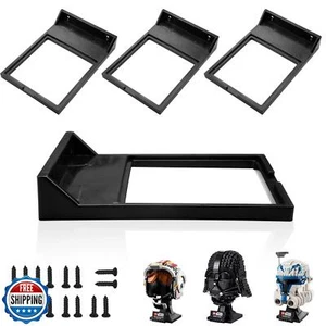4 Stck. Schwarz Wandhalterung Display Ständer passt Lego Star Wars Helm, Wandhalterung D - Bild 1 von 5