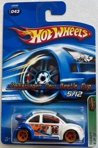 2006 Hot Wheels Treasure Hunt Volkswagen New Beetle Cup Real Rider Wheels - Picture 1 of 7
