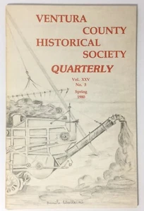 Ventura County Historical Society Quarterly Spring 1980 Booklet  - Picture 1 of 7