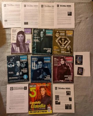 Лот товаров Babylon 5 Fansplosion - Вселенная Сегодня, Заголовки Новостей, Журнал B5, Фан-клуб - Изображение 1 из 4