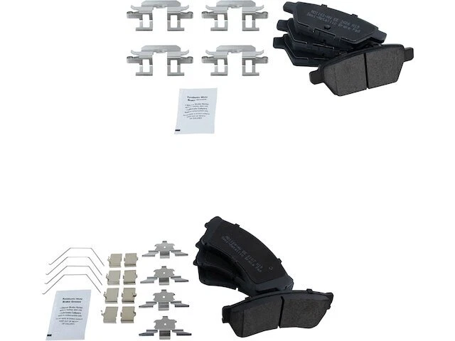 Conjunto de pastilhas de freio TRQ semi-metálicas compatível com Mercury Milan 2006-2011 92VFDP - Imagem 1 de 1