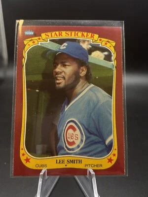 1986 Fleer Star Stickers - Lee Smith #112 - Image 1 of 2
