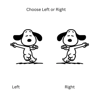 Calcomanía de vinilo para bailar perro elige tamaño y color Foto 1 de 4