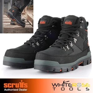 Scruffs Rugged Safety Boots Composite Toe Cap Boot Poron Insole Waterproof - Picture 1 of 12