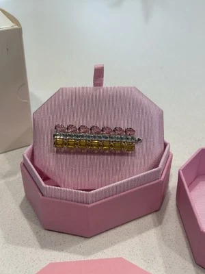 Swarovski Hair Clip, Mixed cuts, Rectangular shape 5614090 (cc-65-h2) - Image 1 of 4