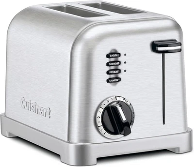 Cuisinart CPT-160 Metal Classic 2-Slice Toaster, Brushed Stainless - Image 1 of 4
