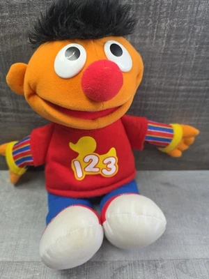 Peluche Sesame Street Ernie 123 Contando 14" Hasbro SOLO SIN HABLAR b104 Foto 1 de 4