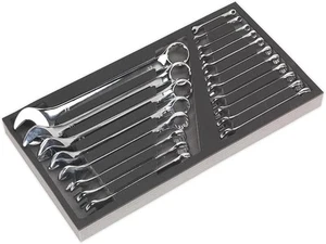 Juego de llaves combinadas Siegen by Sealey S01123 19 piezas en espuma 6-32 mm - Imagen 1 de 1