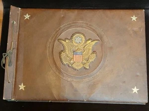 Original WWII Pacific Photo Album. Album Only No Pictures - Picture 1 of 12