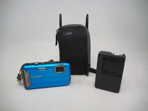 Panasonic LUMIX DMC-TS30 16.1MP Digitalkamera - Blau - getestet und funktionsfähig - Bild 1 von 7