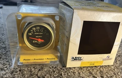 AutoMeter 3336 2-1/16" Cylinder Head Temperature 140-340 °F Sport-Comp - Image 1 of 3