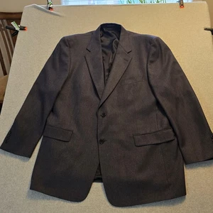Daniel Cremieux Blazer Mens 44 Wool Blend Herringbone Sport Coat Classic - Picture 1 of 19