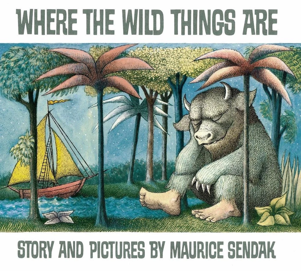 Where The Wild Things Are by Maurice Sendak (English) Hardcover Book - Image 1 of 1