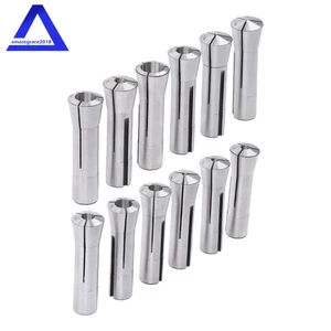 12 PCS R8 Collet Set Fractional 1/8" To 7/8" High Precision For Bridgeport New - Picture 1 of 10