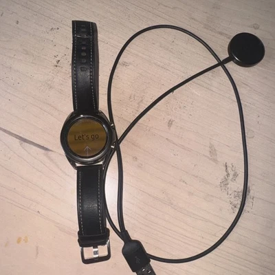 SAMSUNG Galaxy Watch 3 (41mm, GPS, Bluetooth) Smart Watch  - Mystic Silver (US ) - Image 1 of 4