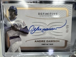Topps 2023 Andre Dawson Definitive Collection Legendary Auto LAC-AD Cubs 1/25 - Picture 1 of 10