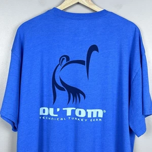 Ol' Tom Technical Turkey Men's Graphic Print Pocket Tee Shirt Size XL; Hunting - Picture 1 of 10