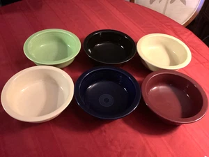 FIESTA Claret retirado +++ Lote de 6 Grandes 40 OZ CUENCO FIESTAWARE Hermoso... - Imagen 1 de 2