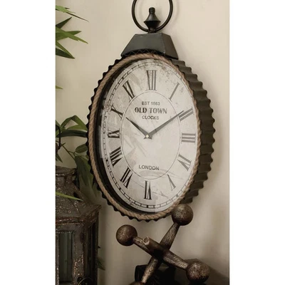 Reloj de Pared Granja Rústico Country Industrial Antiguo Estilo Vintage 12x21 Foto 1 de 4