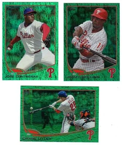 2013 Topps Serie 1 Emerald Chase Utley Philadelphia Phillies # 26 ¡¡LEER!!! - Imagen 1 de 1