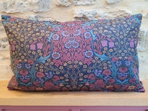 William Morris Blackthorn Minor Purple & Velvet Fabric Cushion Cover Sanderson O - Picture 1 of 22