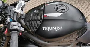 ECOPE DE RESERVOIR TRIUMPH SPEED TRIPLE S RS 2016 2017 2018 2019 2020 CARBONE T - Afbeelding 1 van 4