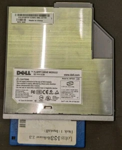 Dell USB 3.5" 1.44mb & 720kb floppy drive Requires Mini Usb Cable Not Included! - Picture 1 of 8