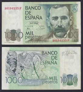 Billete España 1000 Pesetas 1979 P.-158 BB/VF - Imagen 1 de 1