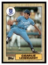 1987 Topps #223 Charlie Leibrandt - Kansas City Royals