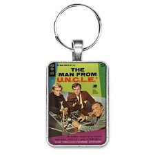 The Man From U.N.C.L.E. Jan. Cover Key Ring / Necklace Classic Spy TV Show Comic