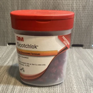 (50) 3M 951 T-TAP Quick Tap Scotchlok Wire Connectors Red 22-18 AWG Gauge - Picture 1 of 2