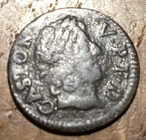 PIECE DENIER TOURNOIS GASTON D’ORLEAN 1650 (309) - Picture 1 of 2