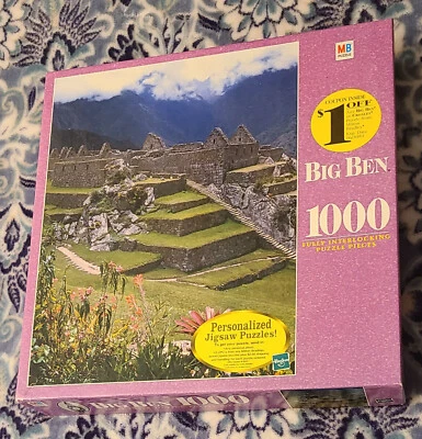 1999 Big Ben  "Machu Picchu, Peru" Jigsaw Puzzle With 1000 Pcs New Sealed - Image 1 of 4