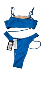 Forplay NEW Bikini 2 PC set M Blue 441411 - Picture 1 of 6