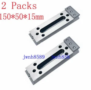 2Pc CNC Wire EDM Sparks Fixture Board Jig Tool For Clamp Level Part 150x50x15mm - Picture 1 of 4