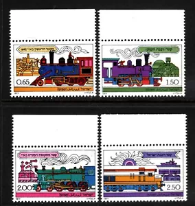 OPC 1977 Israel Trains Set Sc#674-7 montado 46250 - Imagen 1 de 1
